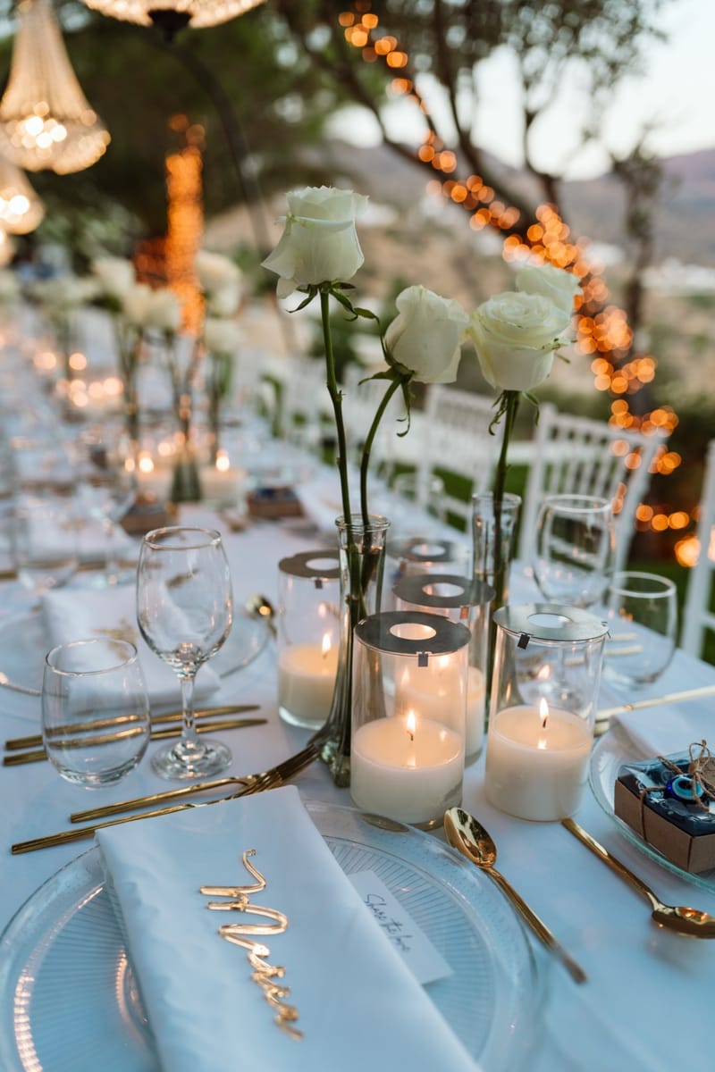 Reni & Jordan Wedding at the Cycladic Gem Villa Ios