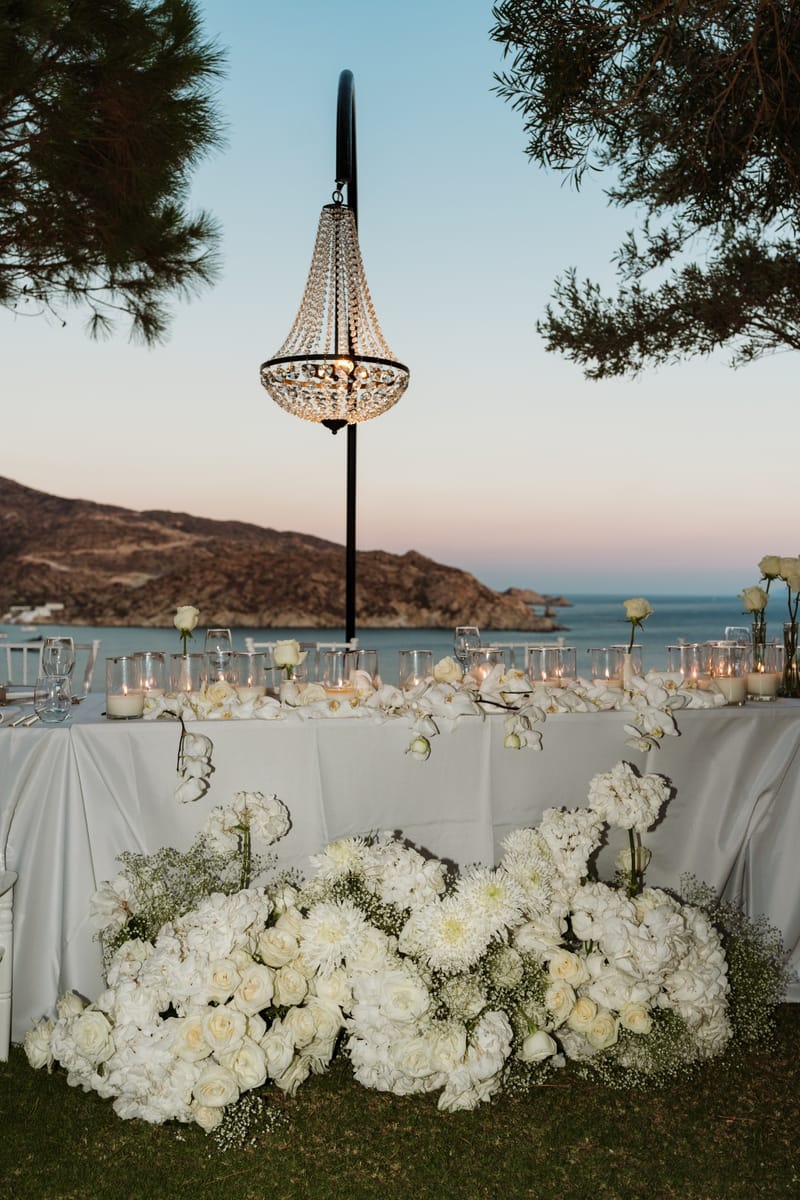 Reni & Jordan Wedding at the Cycladic Gem Villa Ios