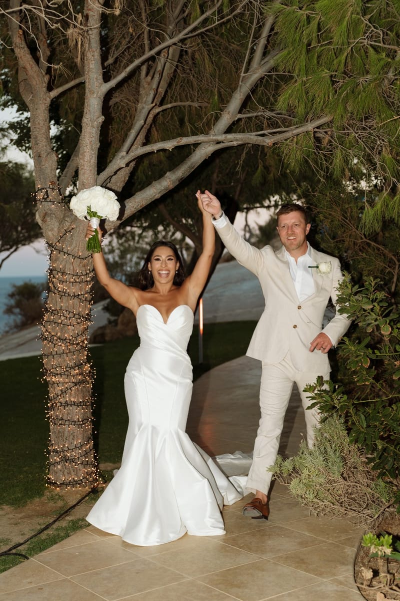 Reni & Jordan Wedding at the Cycladic Gem Villa Ios