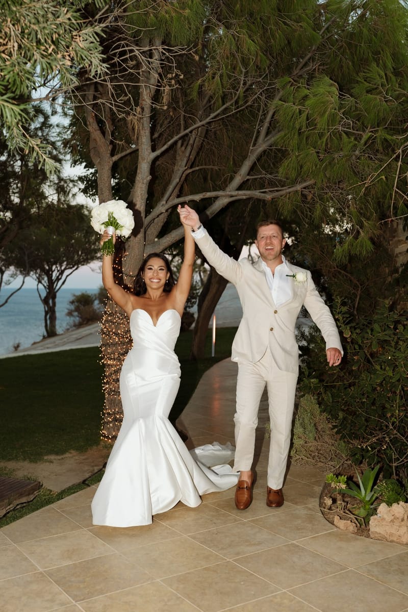 Reni & Jordan Wedding at the Cycladic Gem Villa Ios