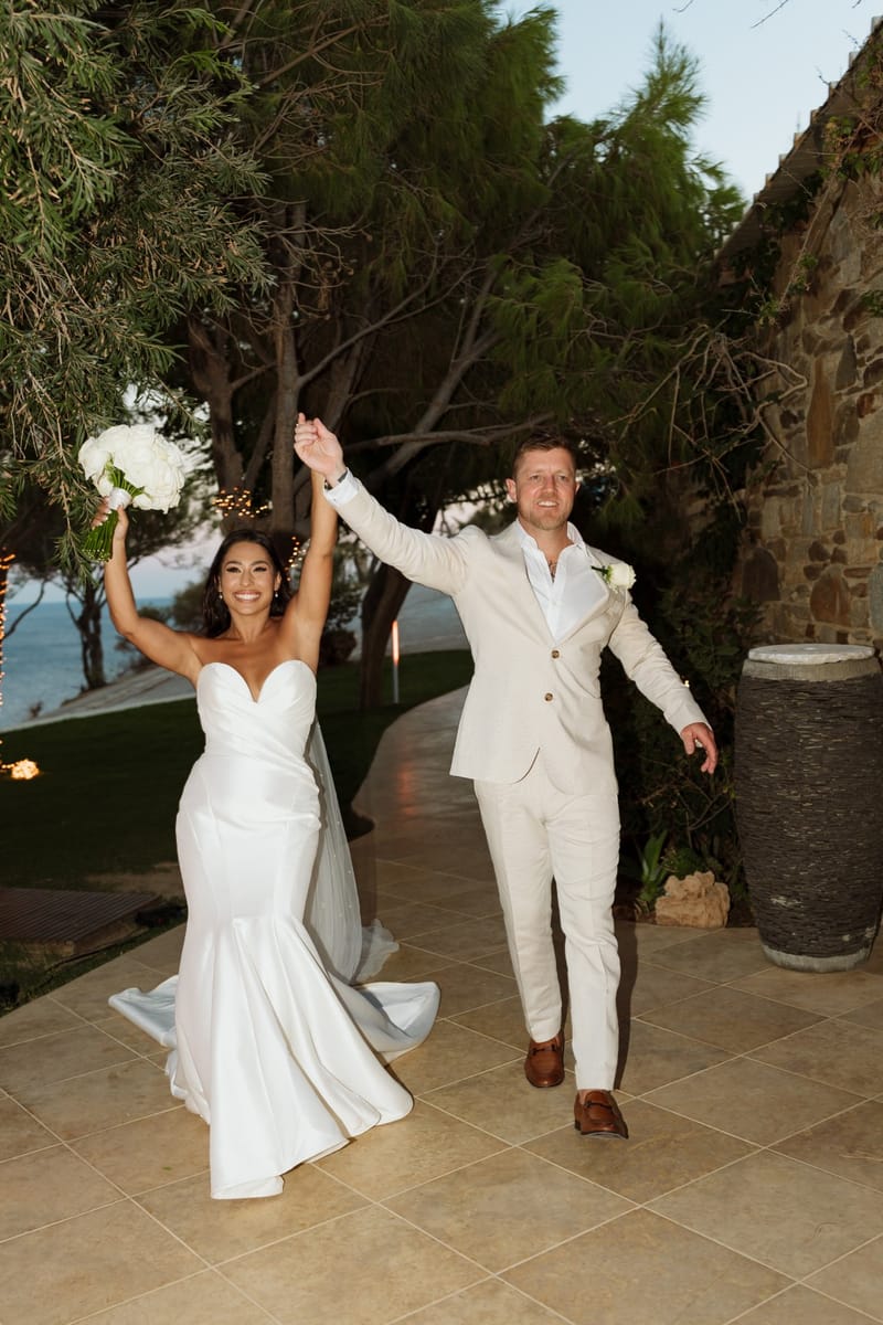 Reni & Jordan Wedding at the Cycladic Gem Villa Ios