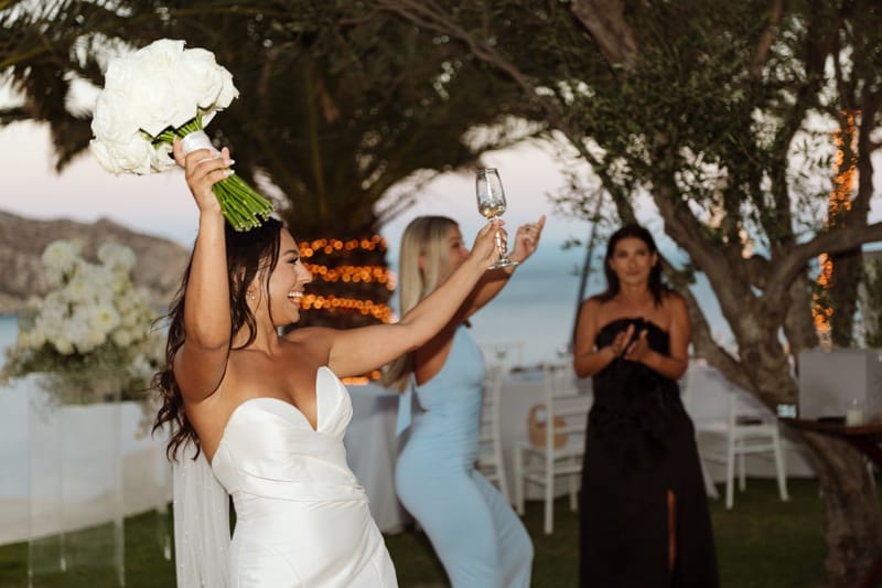 Reni & Jordan Wedding at the Cycladic Gem Villa Ios