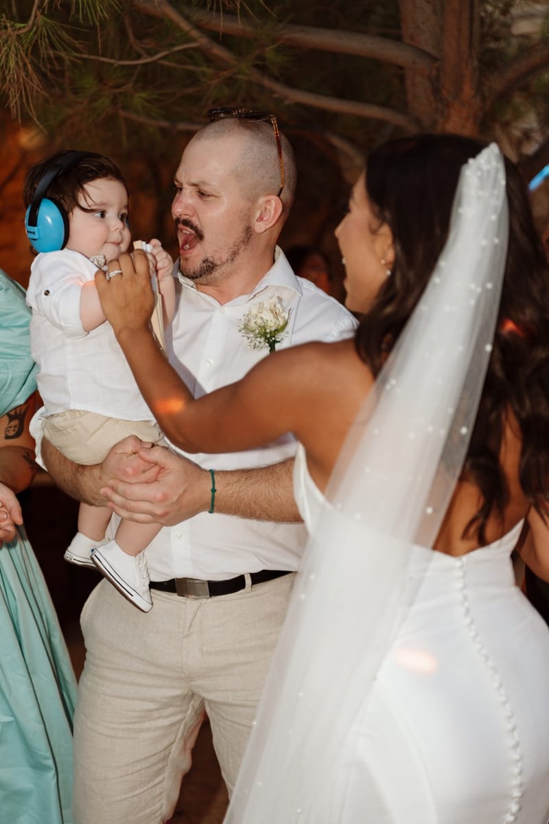 Reni & Jordan Wedding at the Cycladic Gem Villa Ios