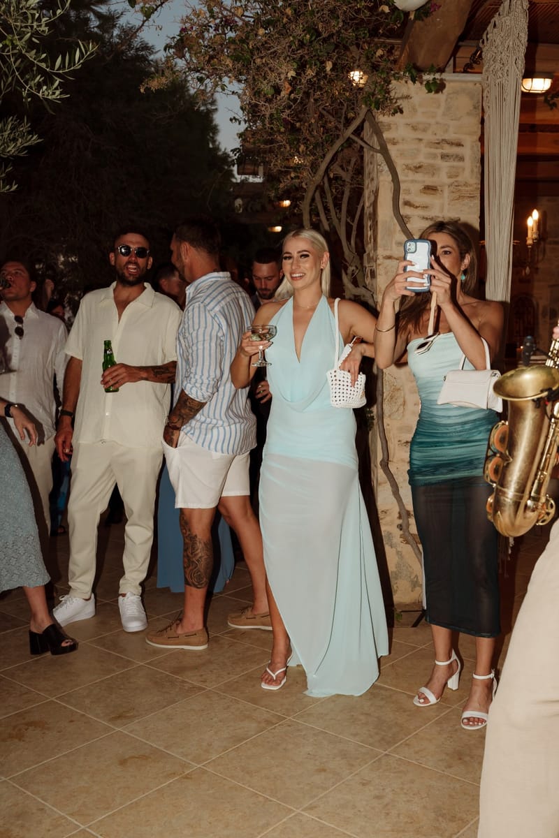 Reni & Jordan Wedding at the Cycladic Gem Villa Ios