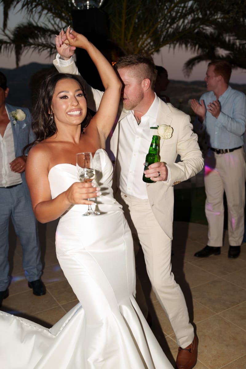 Reni & Jordan Wedding at the Cycladic Gem Villa Ios