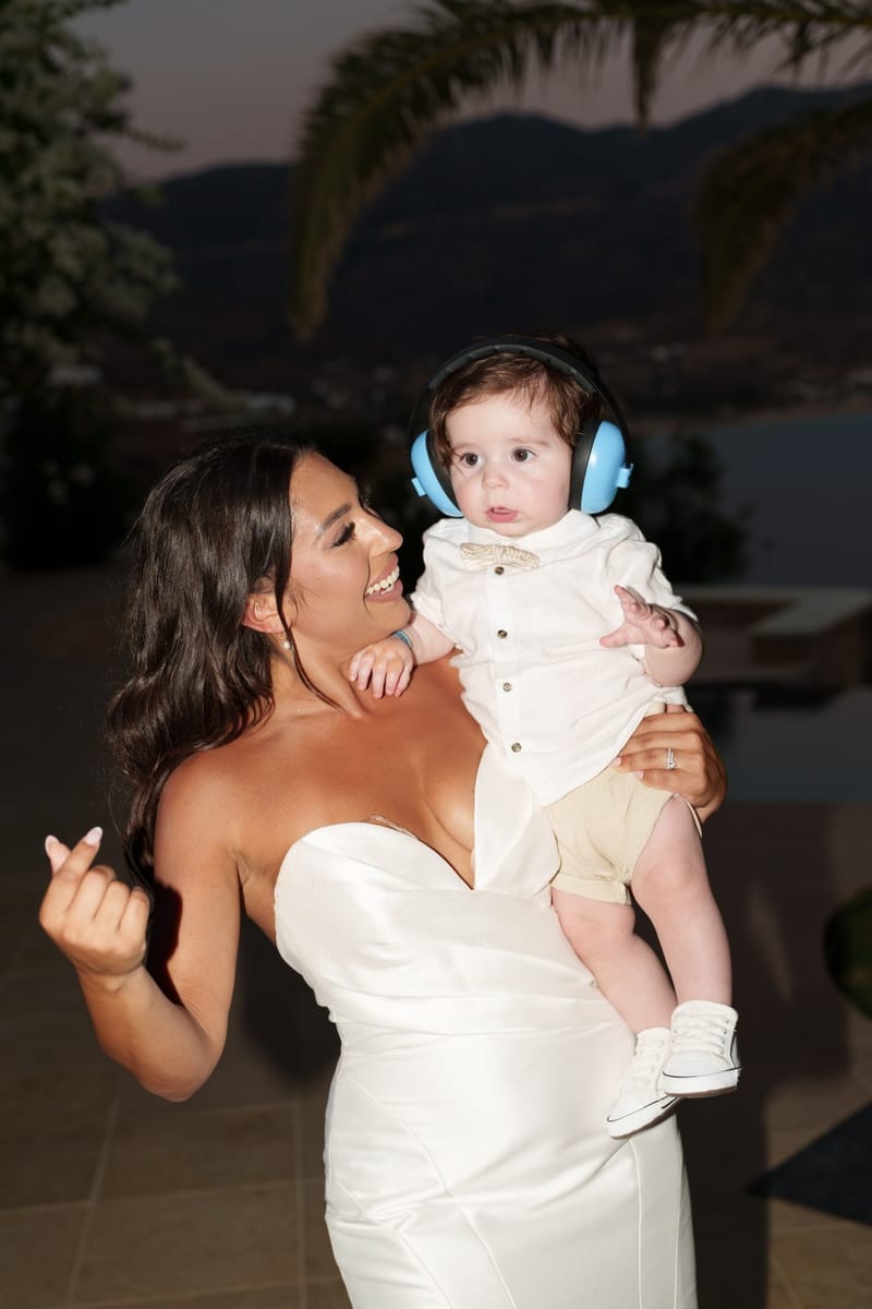 Reni & Jordan Wedding at the Cycladic Gem Villa Ios