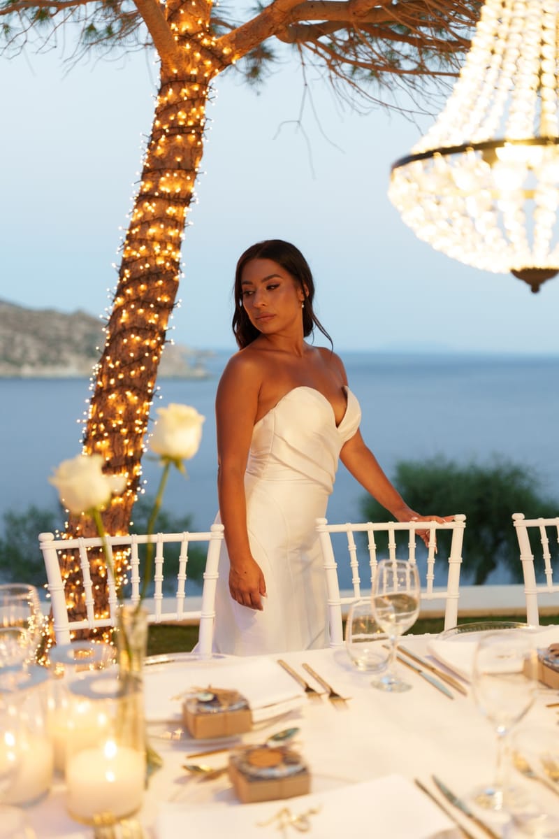 Reni & Jordan Wedding at the Cycladic Gem Villa Ios
