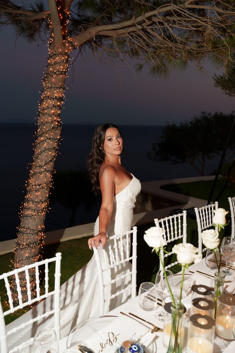 Reni & Jordan Wedding at the Cycladic Gem Villa Ios