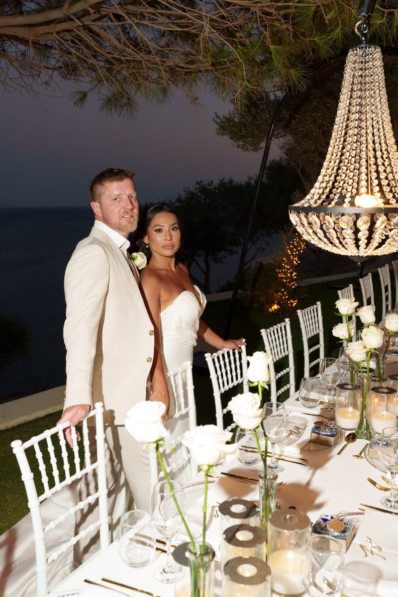 Reni & Jordan Wedding at the Cycladic Gem Villa Ios