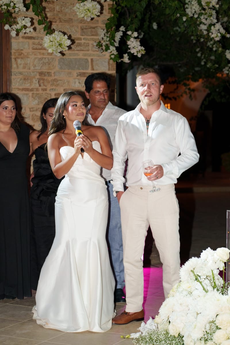 Reni & Jordan Wedding at the Cycladic Gem Villa Ios