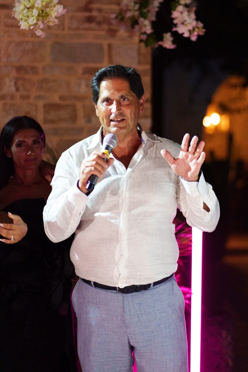 Reni & Jordan Wedding at the Cycladic Gem Villa Ios