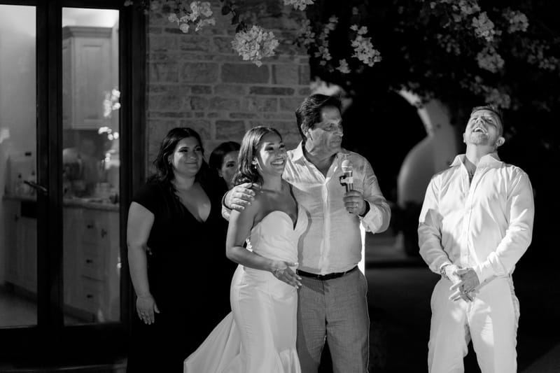 Reni & Jordan Wedding at the Cycladic Gem Villa Ios