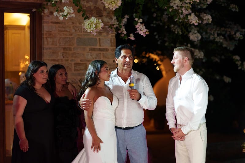 Reni & Jordan Wedding at the Cycladic Gem Villa Ios