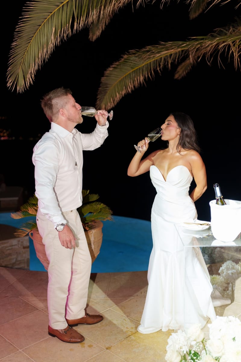 Reni & Jordan Wedding at the Cycladic Gem Villa Ios