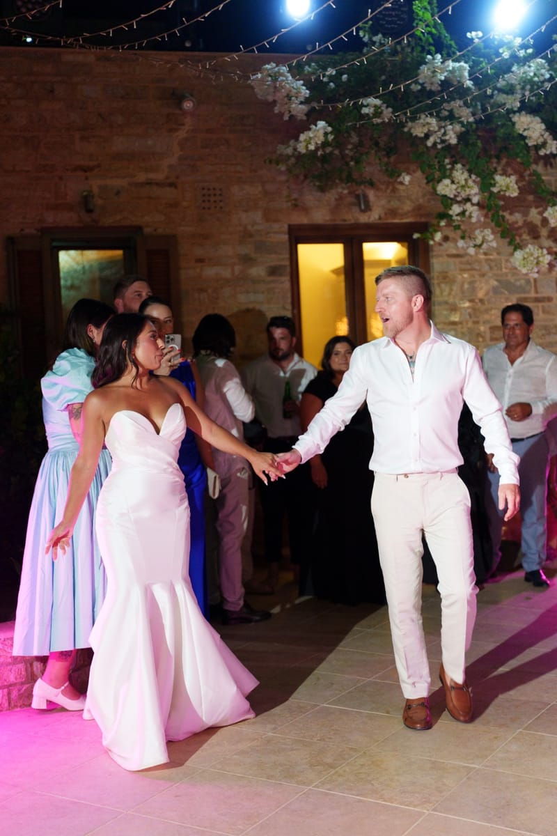 Reni & Jordan Wedding at the Cycladic Gem Villa Ios