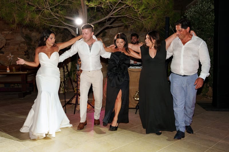 Reni & Jordan Wedding at the Cycladic Gem Villa Ios