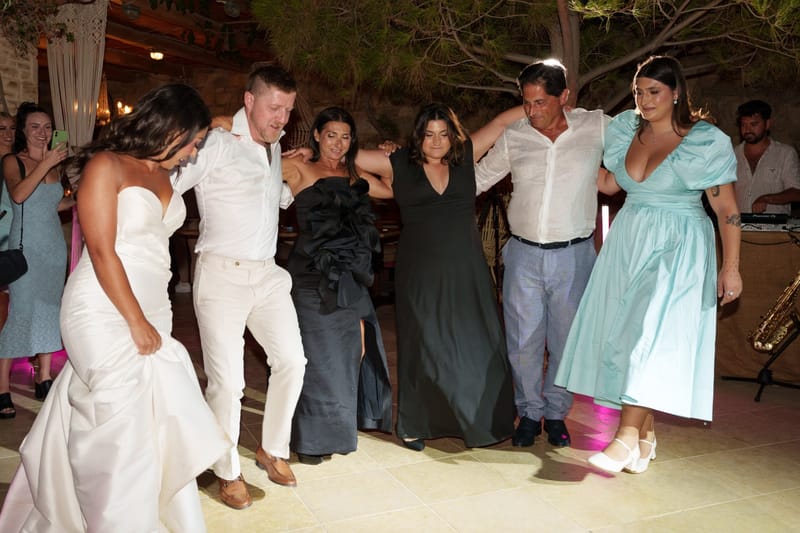 Reni & Jordan Wedding at the Cycladic Gem Villa Ios