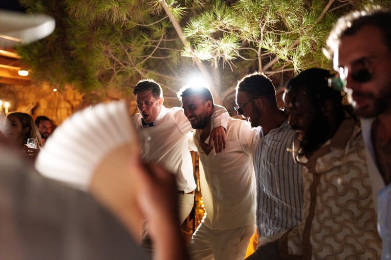 Reni & Jordan Wedding at the Cycladic Gem Villa Ios