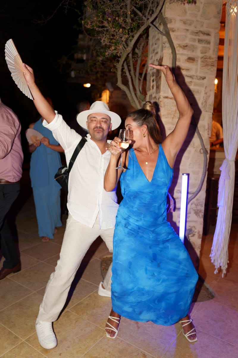 Reni & Jordan Wedding at the Cycladic Gem Villa Ios