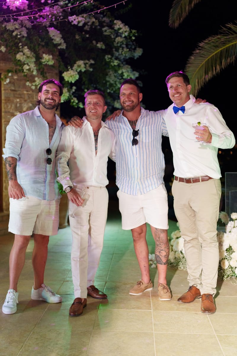 Reni & Jordan Wedding at the Cycladic Gem Villa Ios