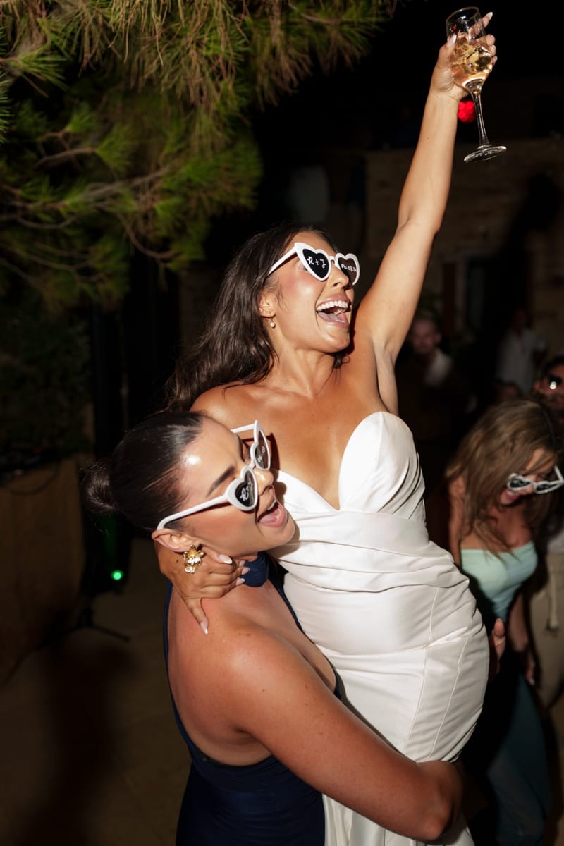 Reni & Jordan Wedding at the Cycladic Gem Villa Ios