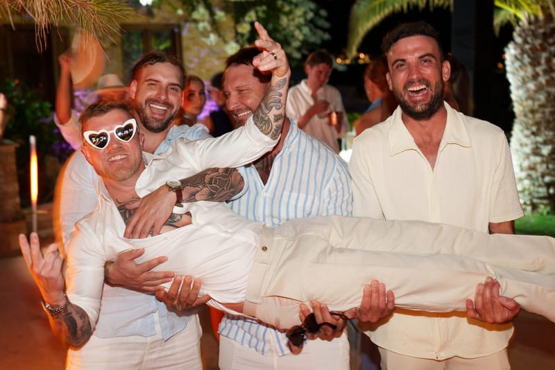 Reni & Jordan Wedding at the Cycladic Gem Villa Ios