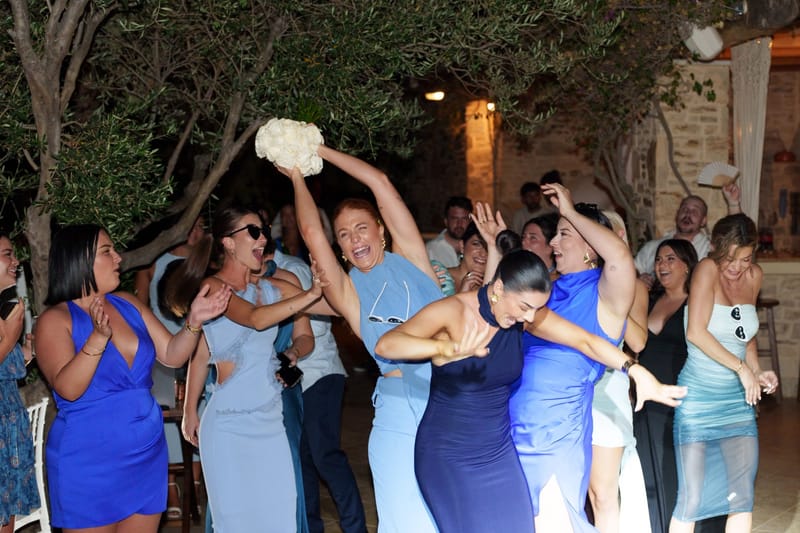 Reni & Jordan Wedding at the Cycladic Gem Villa Ios