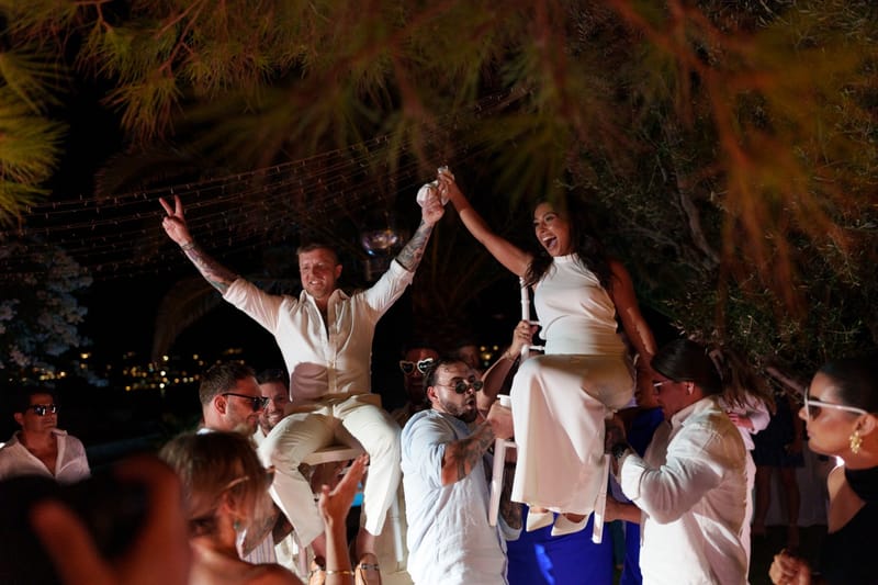 Reni & Jordan Wedding at the Cycladic Gem Villa Ios