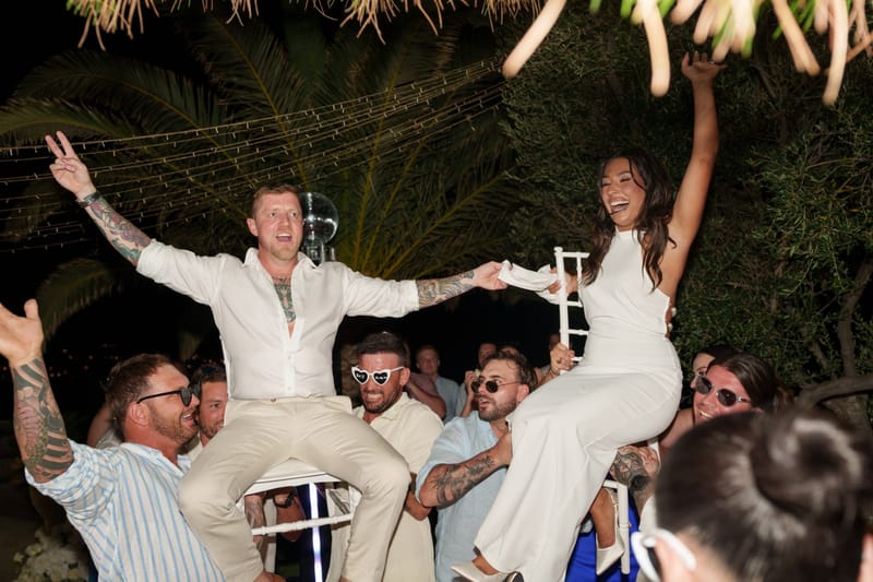 Reni & Jordan Wedding at the Cycladic Gem Villa Ios