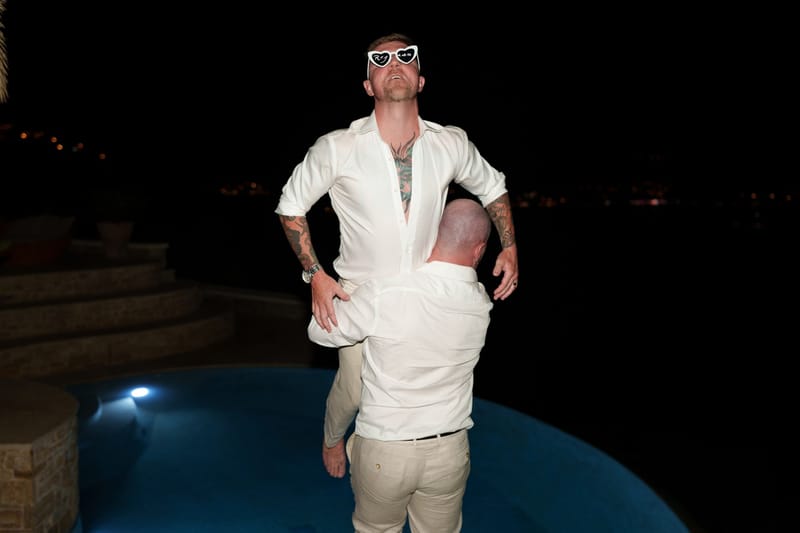 Reni & Jordan Wedding at the Cycladic Gem Villa Ios