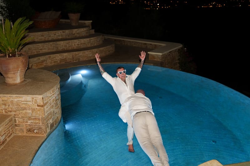 Reni & Jordan Wedding at the Cycladic Gem Villa Ios