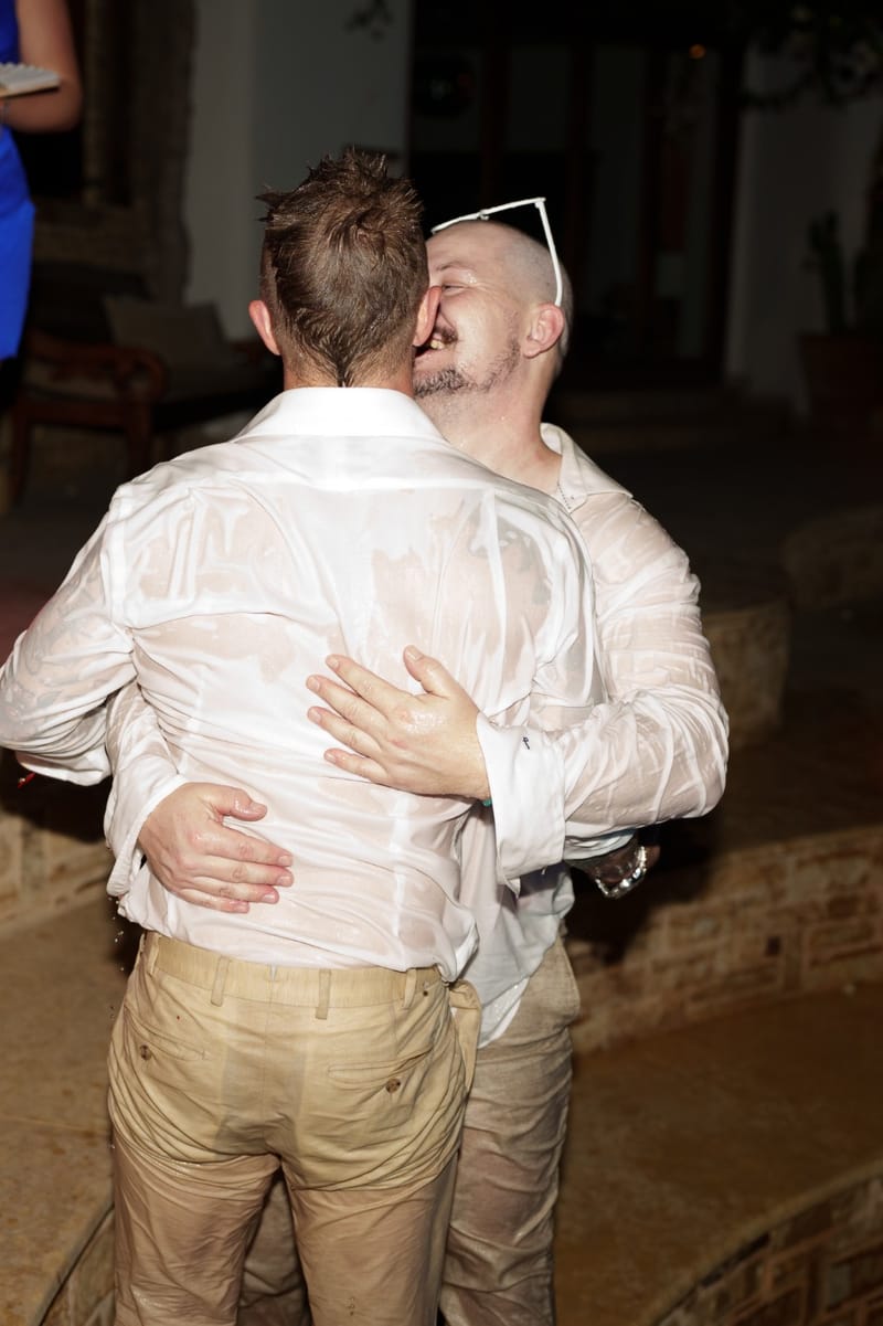 Reni & Jordan Wedding at the Cycladic Gem Villa Ios