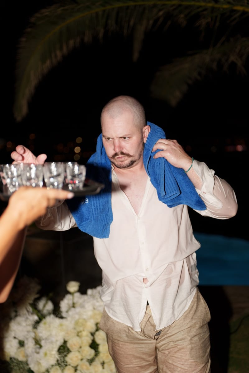 Reni & Jordan Wedding at the Cycladic Gem Villa Ios