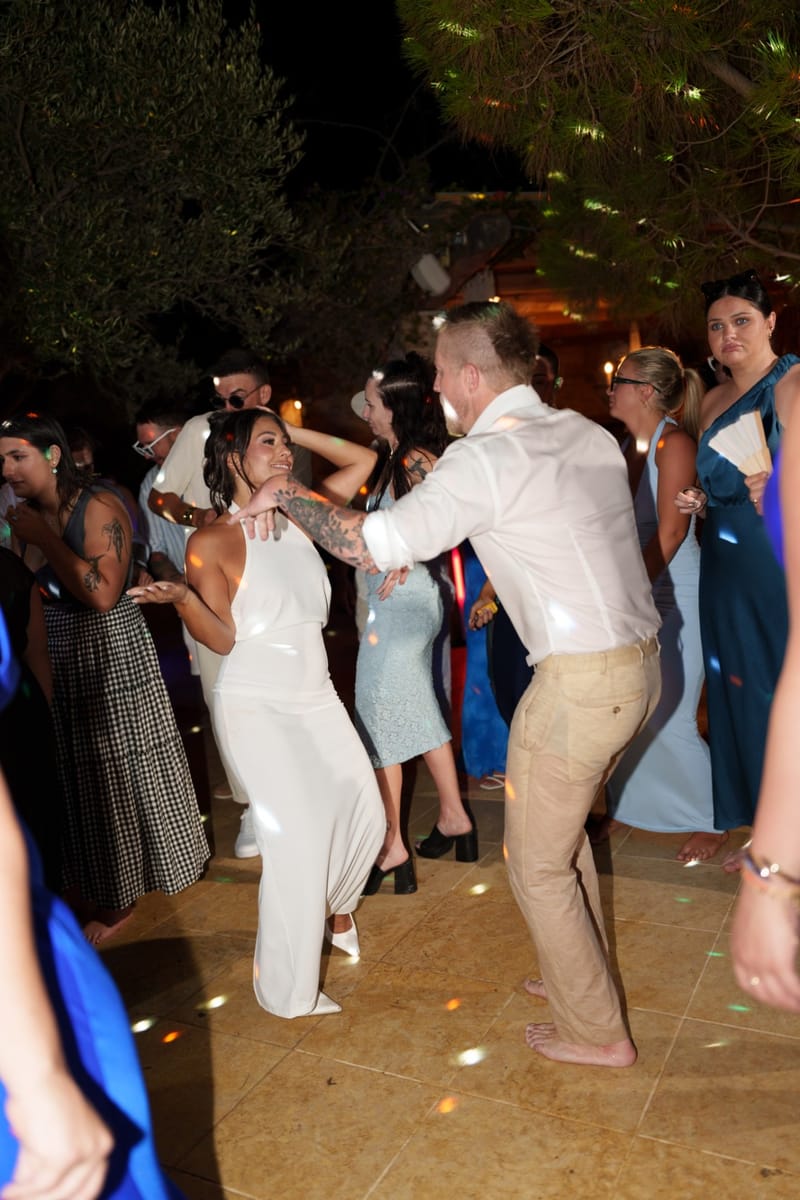 Reni & Jordan Wedding at the Cycladic Gem Villa Ios