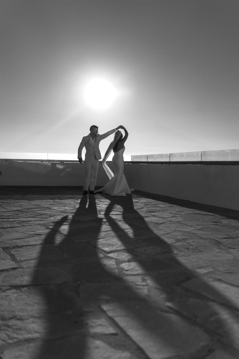 Reni & Jordan Wedding at the Cycladic Gem Villa Ios