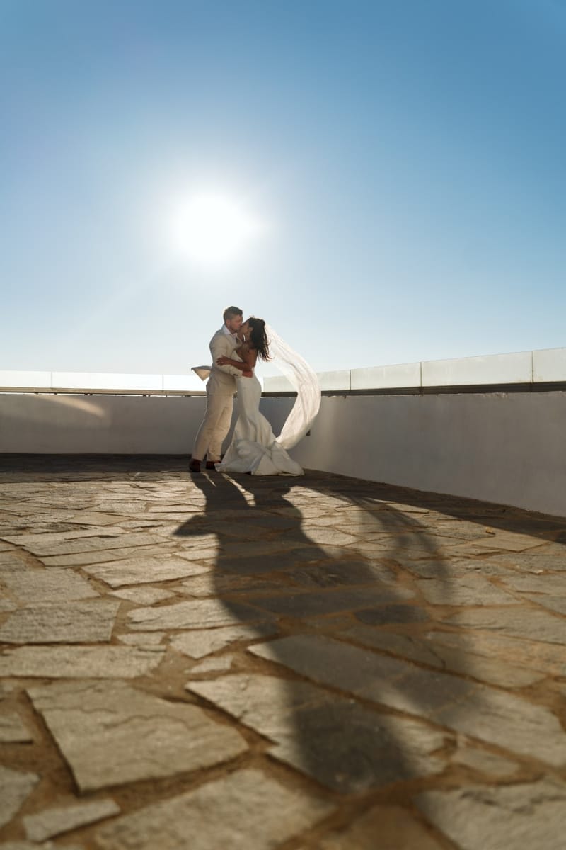 Reni & Jordan Wedding at the Cycladic Gem Villa Ios