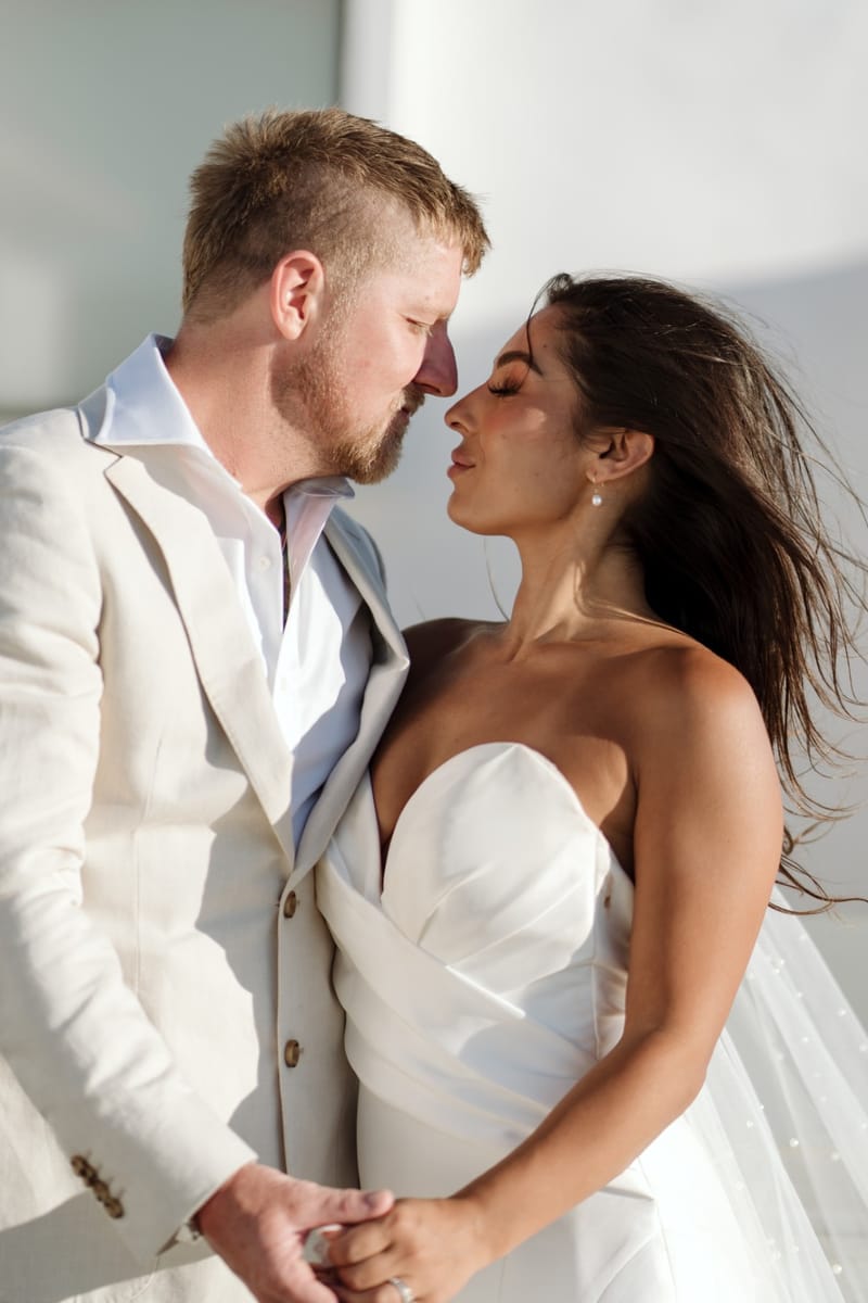 Reni & Jordan Wedding at the Cycladic Gem Villa Ios