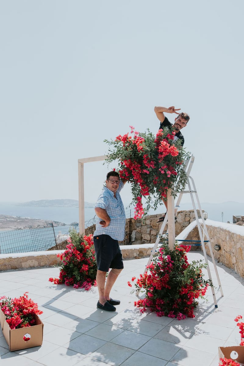 Cara and Mike Wedding in Mykonos Island