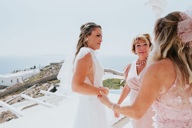 Cara and Mike Wedding in Mykonos Island