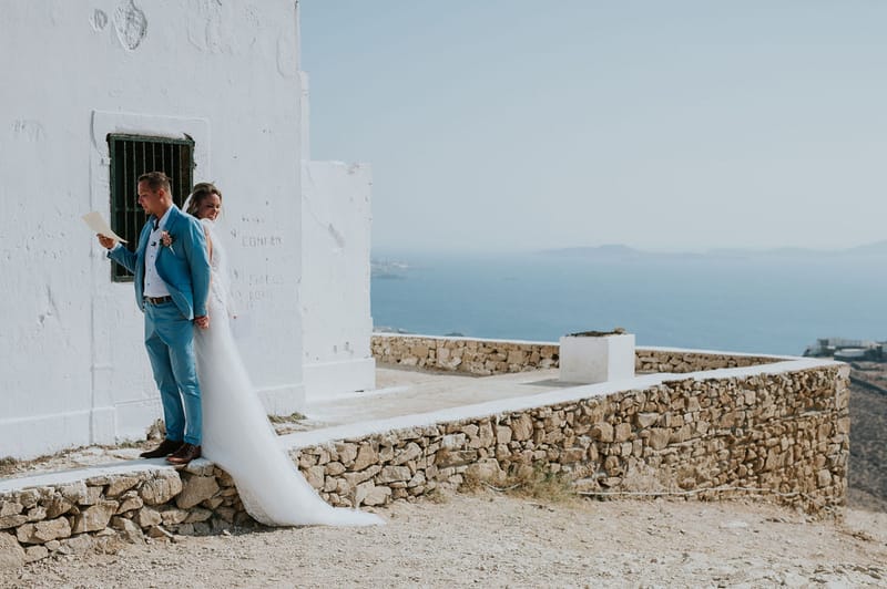 Cara and Mike Wedding in Mykonos Island
