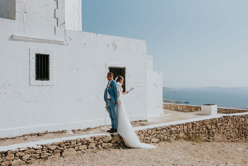 Cara and Mike Wedding in Mykonos Island