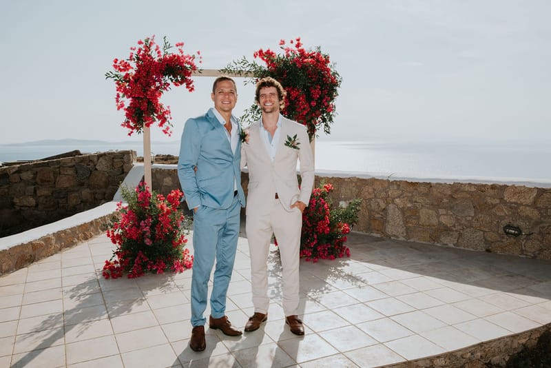 Cara and Mike Wedding in Mykonos Island