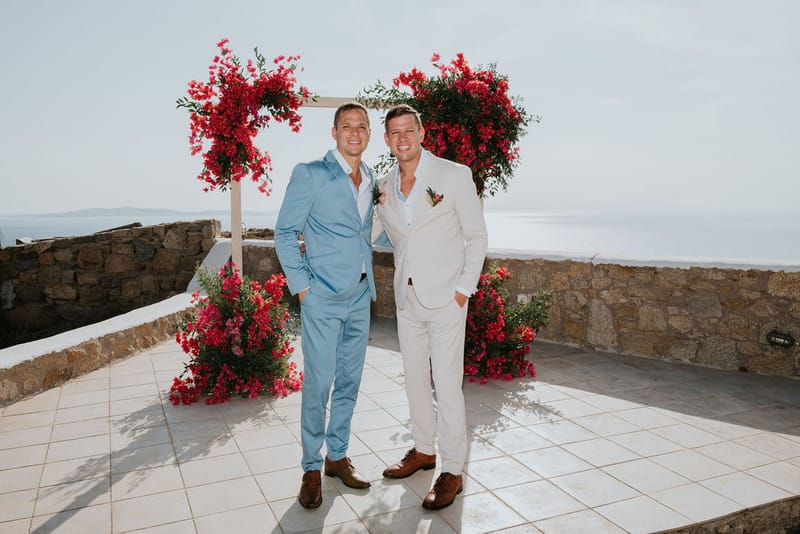 Cara and Mike Wedding in Mykonos Island