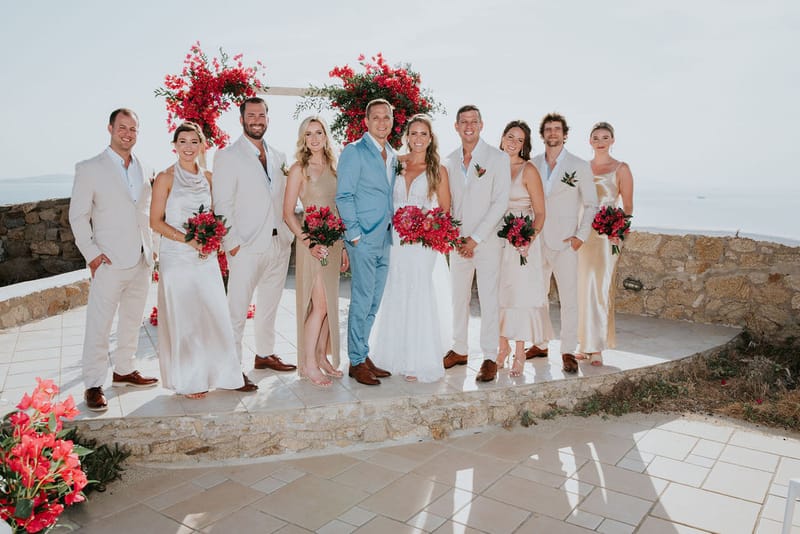 Cara and Mike Wedding in Mykonos Island