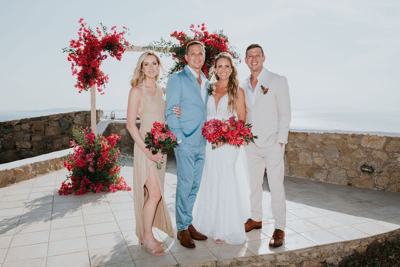 Cara and Mike Wedding in Mykonos Island