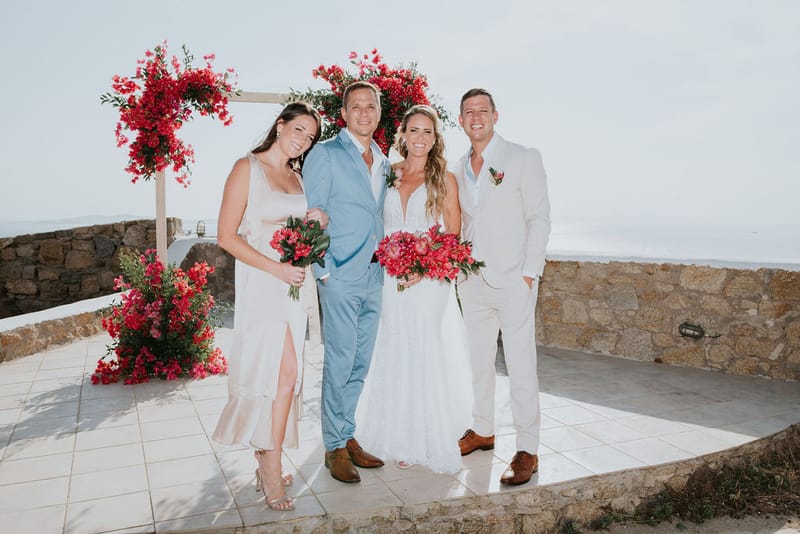 Cara and Mike Wedding in Mykonos Island