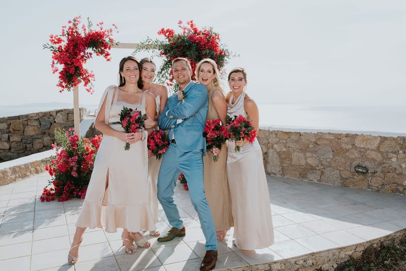 Cara and Mike Wedding in Mykonos Island