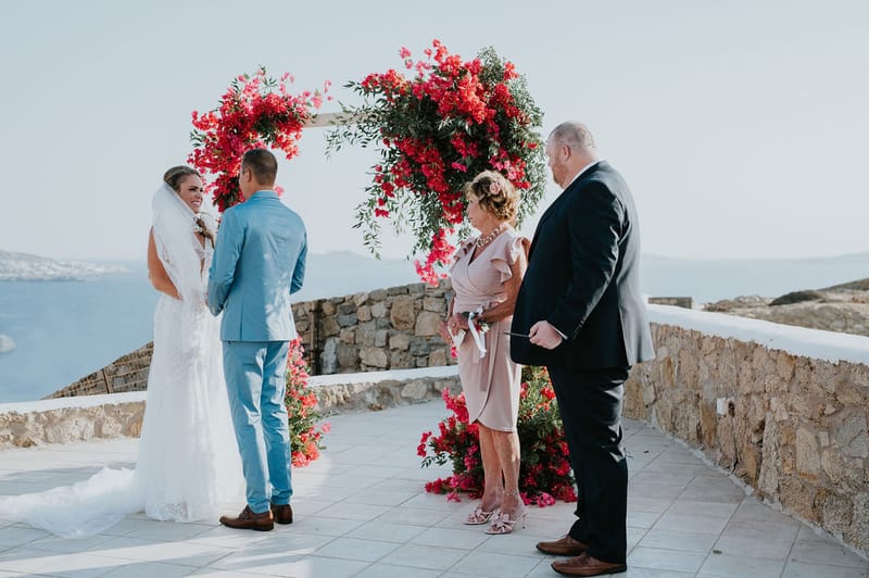 Cara and Mike Wedding in Mykonos Island