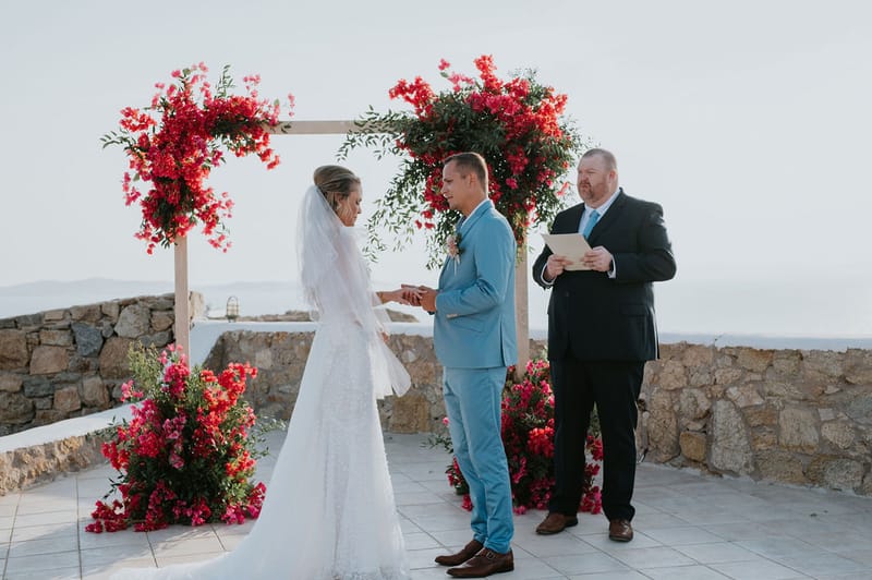 Cara and Mike Wedding in Mykonos Island