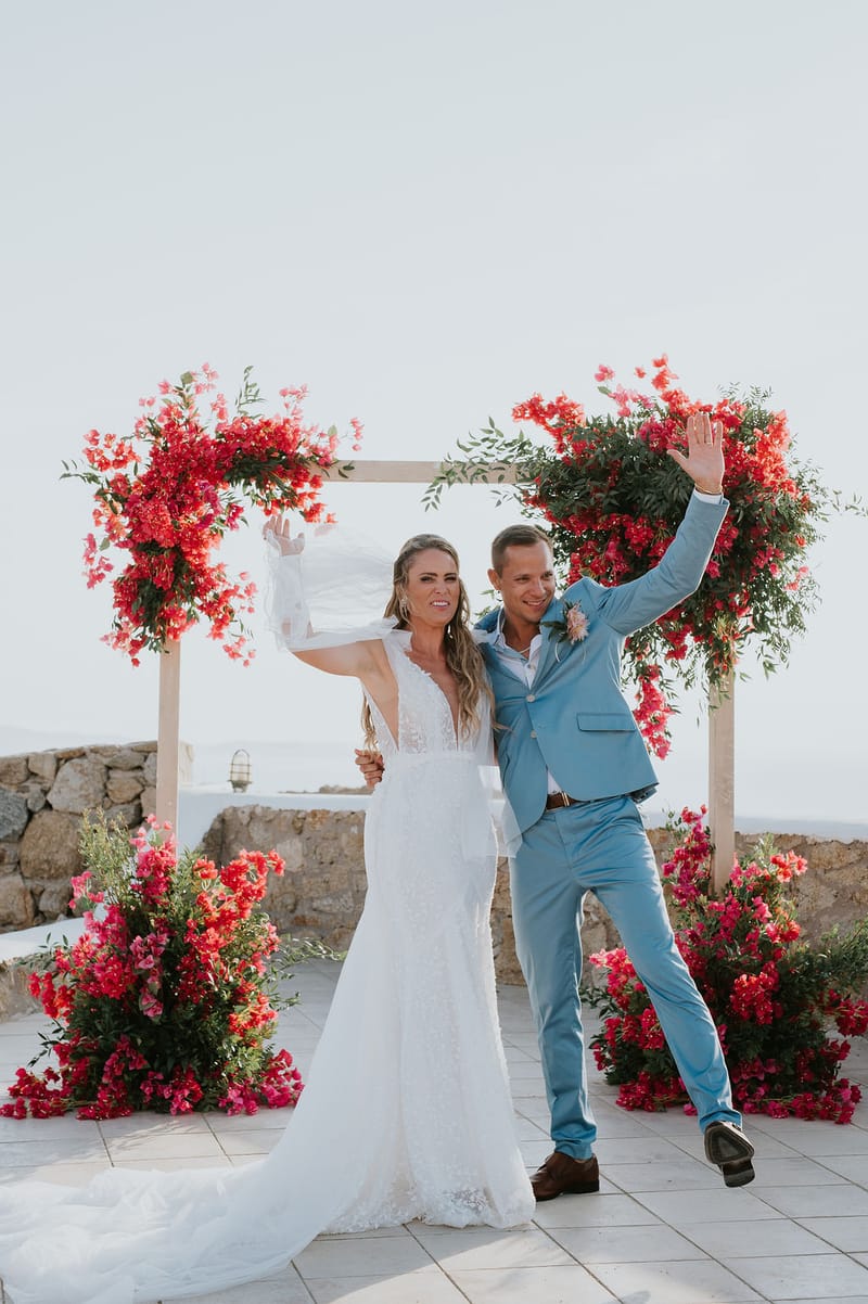 Cara and Mike Wedding in Mykonos Island